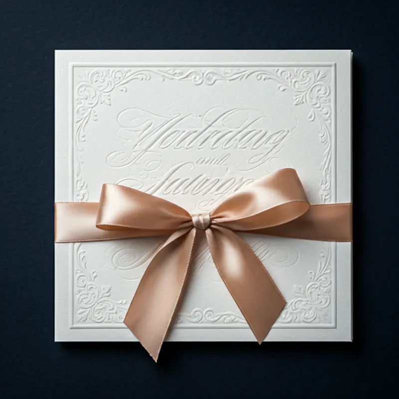 Imprimir invitación para bodas con lazo